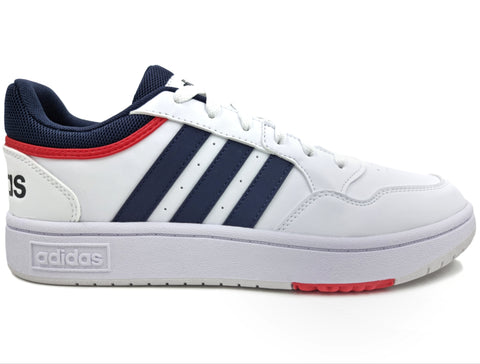 Tenis Adidas Hoops 3.0 Para Hombre GY5427 Blanco