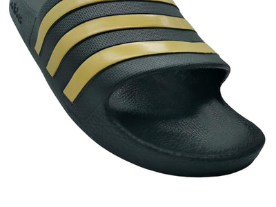 Sandalia adidas Adilette Aqua EG1758 Negro/dorado