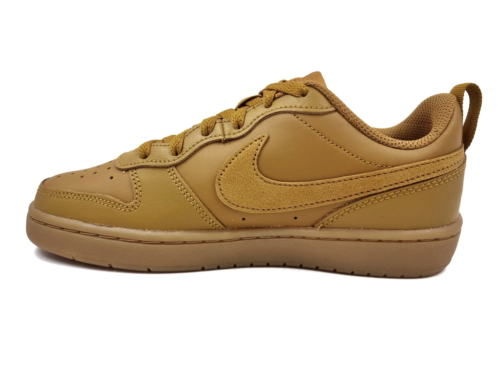 Tenis nike court borough low shop juvenil color blanco