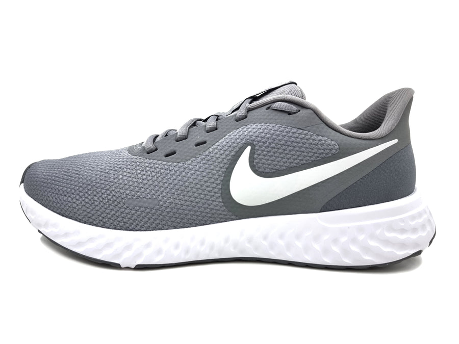 Tenis Nike Revolution 5 Para Hombre Gris/Blanco BQ3204005